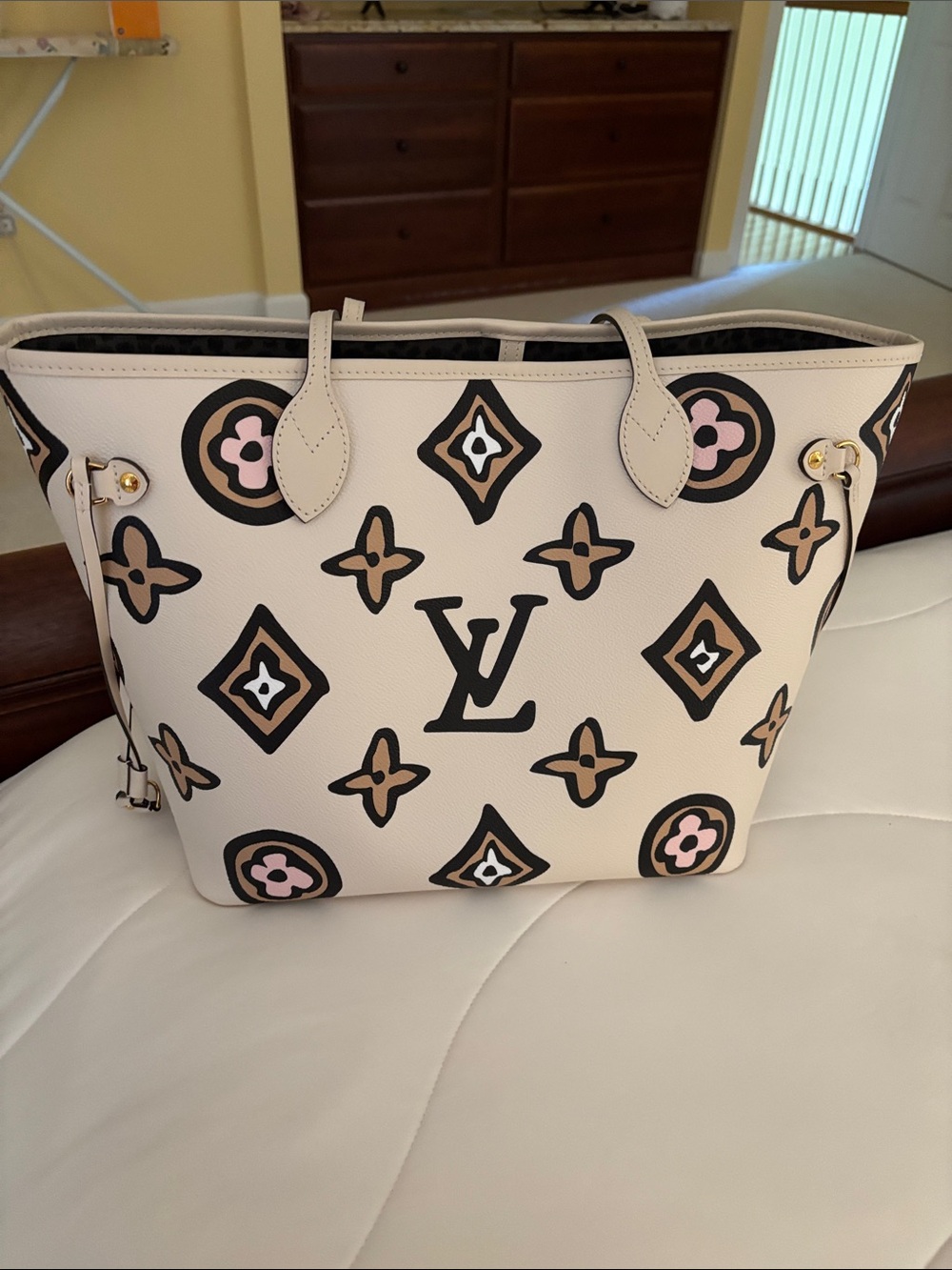 Louis Vuitton Wild at Heart Limited Edition MM Neverfull Tote Bag